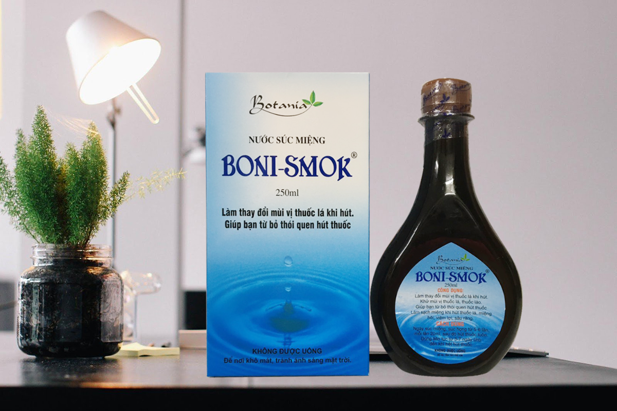 Sản phẩm giúp bỏ thuốc lá Boni-Smok